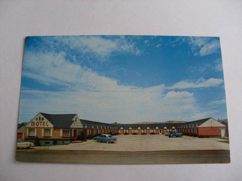 1960's New Motel Evanston Wyoling Wy Postcard y6859