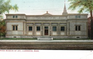 Vintage Postcard 1900's View of Fogg Museum Of Art Cambridge Massachusetts MA