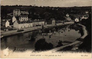 CPA Pont Aven- vue generale du Port FRANCE (1026655)