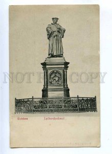 191086 GERMANY EISLEBEN Luther monument Vintage postcard