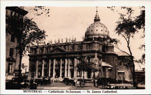 Canada Quebec Montreal St. James Cathedral Vintage RPPC C208