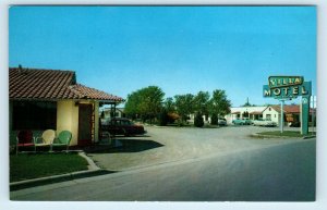 EL PASO, TX Texas ~ MOTEL VILLA ~ c1950s Cars Roadside Postcard