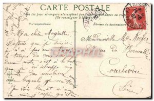 Old Postcard Trouville L & # 39heure bath