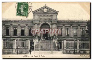 Old Postcard Agen The Courthouse
