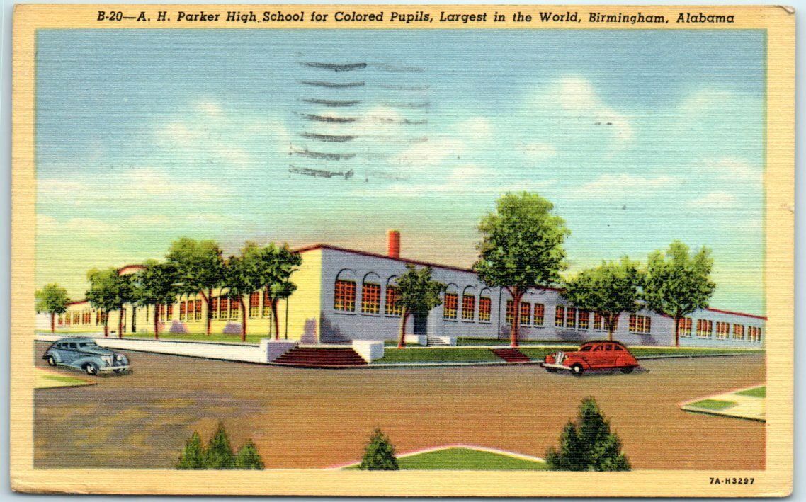 A.H. Parker escuela secundaria para alumnos de colores, más grande del