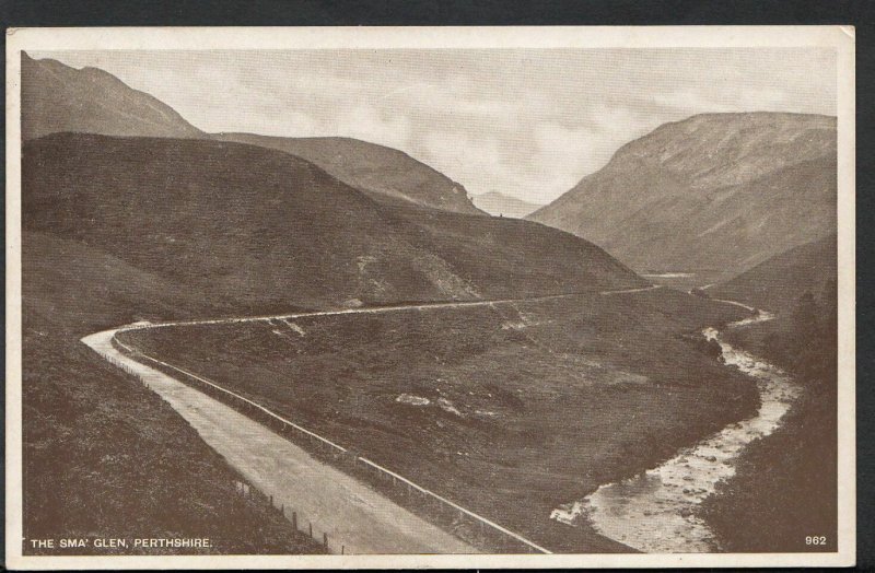 Scotland Postcard - The Sma' Glen, Perthshire  Used 1944 not postally -  RT2127