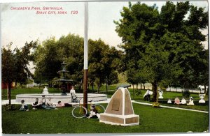 View of Children's Park, Smithvilla, Sioux City IA Vintage Postcard B69