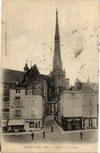 CPA PITHIVIERS-Rue de l'Église-Le Clocher (185323)