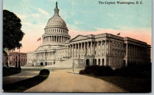 Vtg Washington DC The Capitol 1910s Old View Postcard