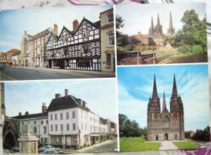 England Lichfield Staffordshire Cathedral Guildhall - posted 1982