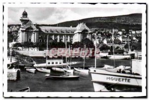 Modern Postcard Port Neuchatel and Post Houette