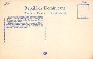 Tumba de Crist€bal Col€n Ciudad Truhillo Bermuda Postcard