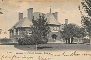FALMOUTH MASSACHUSETTS~LAWRENCE HIGH SCHOOL~1905 ROTOGRAPH PUBL PHOTO POSTCARD