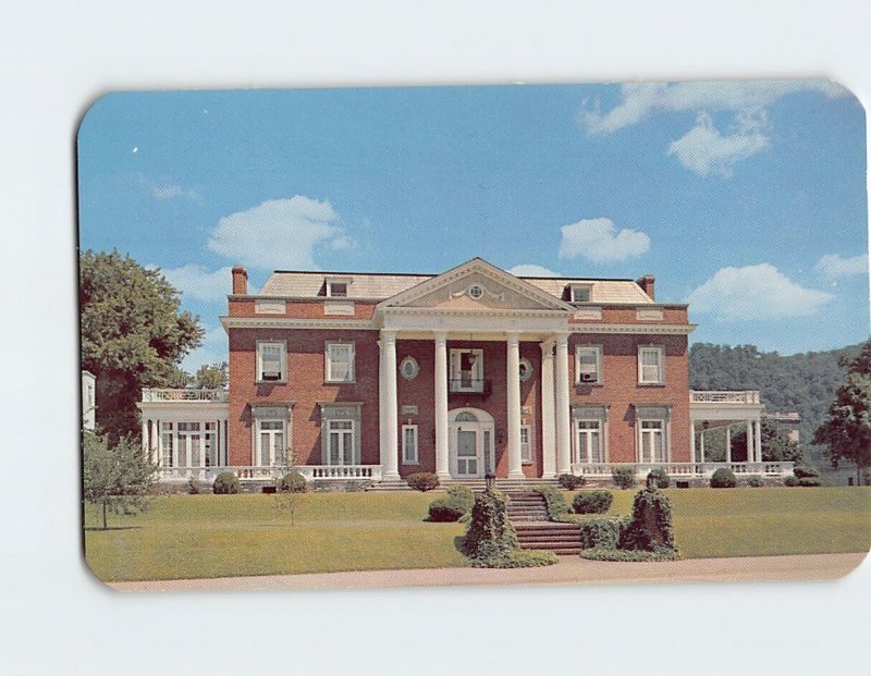 Postcard Governor's Mansion, Charleston, West Virginia
