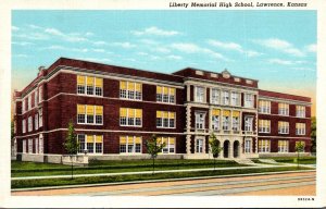 Kansas Lawrence Liberty Memorial High School Curteich