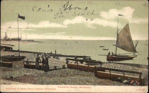 Whitstable Kent Tankerton Beach 1904 Used Postcard