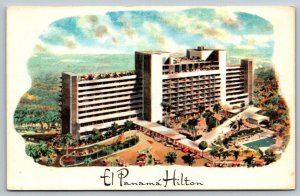 El Panama Hilton Hotel   Panama   Postcard