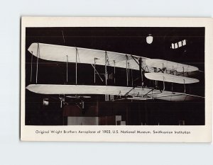 Postcard Original Wright Brothers Aeroplane of 1903 of, U.S. National Museum, DC