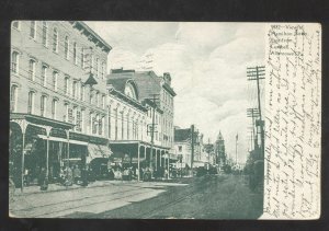 ALLENTOWN PENNSYLVANIA PA. DOWNTOWN MAIN STREET SCENE VINTAGE POSTCARD