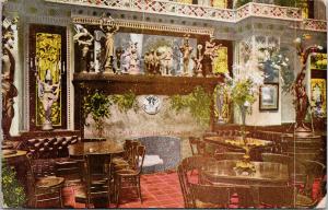 Milwaukee WI Schlitz Palm Garden Interior c1909 Postcard F7