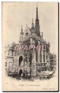 6 Paris La Sainte Chapelle - Old Postcard