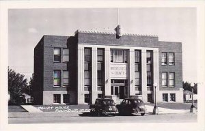 Montana Roundup Court House Real Photo