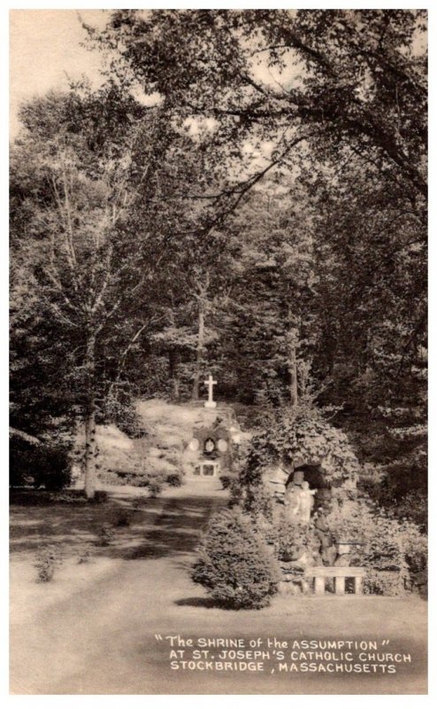 Massachusetts Stockbridge , St.Joseph Church , Shrine of the Assumption