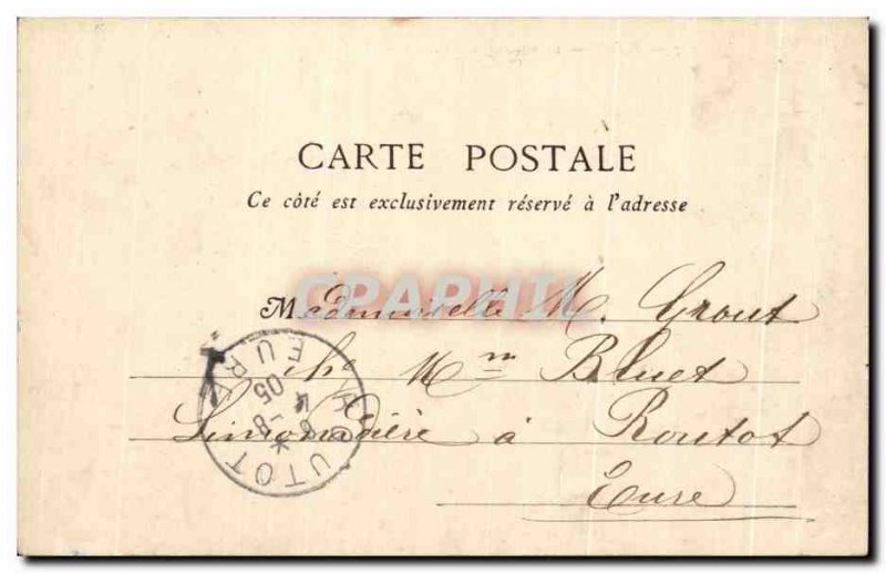 Old Postcard The Paris Square Du Temple