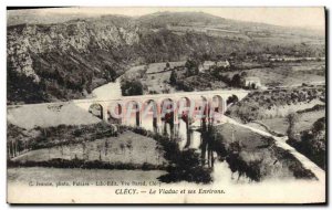 Old Postcard Clecy Viaduct and its Surroundings