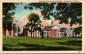 Vtg 1930s Buildings Washington & Lee University Lexington Virginia VA Postcard