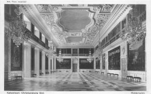 B4125 Denmark Kobenhavn Christiansborg Slot Riddersalen 1928  front/back scan