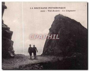Old Postcard Brittany pittorresque Val Andre The Lingouare