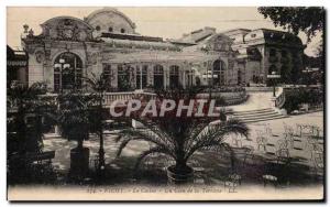 Old Postcard Vichy Casino A corner of the terrace