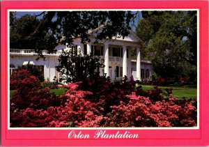 Orton Plantation Mansion on Cape Fear River Wilmington NC Postcard I66