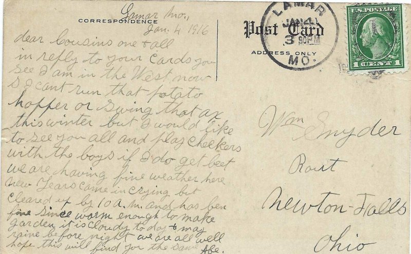 First Methodist Church Lakeland Florida Mailed 1916