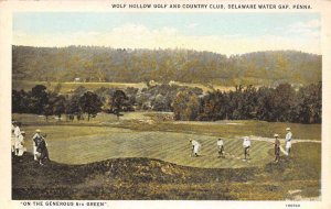 Delaware Water Gap Pennsylvania Wolf Hollow Golf & Country Club, 6th Grn. PC U54
