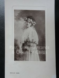 c1906 RPPC Actress: Phyllis Dare