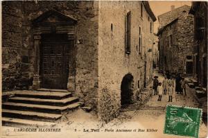 CPA Le TEIL Porte Ancienne et Rue Kléber (660657)