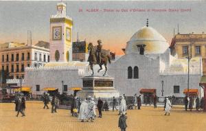 BF35839 alger algeria statue du ove d orleans at mosquee djams  front/back scan