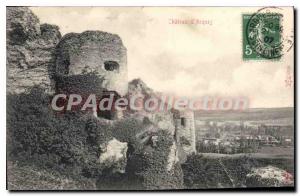 Old Postcard Chateau D'Arques