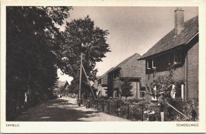 Netherlands Ermelo Schoolweg Vintage Postcard 04.92