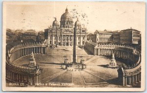 M-87834 S Pietro e Palazzo Vaticano Rome Italy