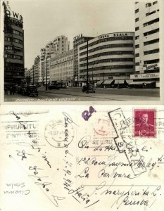 romania, BUCHAREST BUCURESTI, Bdul. Tache Ionescu, Cinema Scala, Tram (1941)