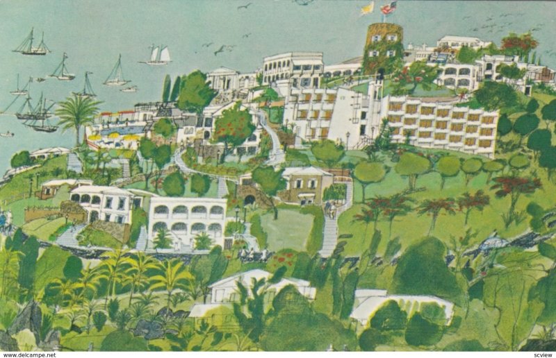 ST THOMAS , Virgin Islands , US , 50-60s ; Bluebeard's Castle Hotel