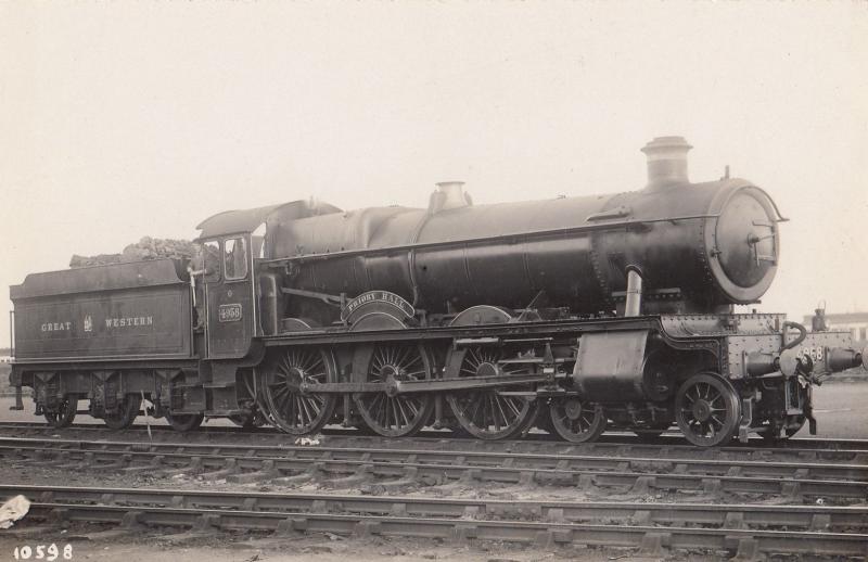 Great Western 1958 Train Antique Real Photo Postcard