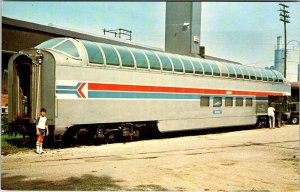 Postcard TRAIN SCENE Cincinnati Ohio OH AK3594