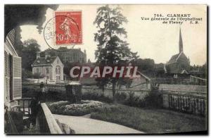 Old Postcard Clamart General view of & # 39orphelinat Fleury