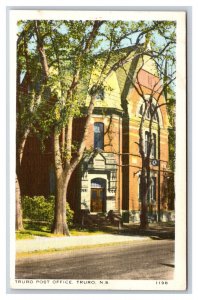 Post Office Building Truro Nova Scotia NS Canada UNP WB Postcard S5