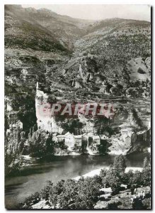 Postcard Modern Gorges du Tarn Lozere Castelbouc The Village and the Castle R...