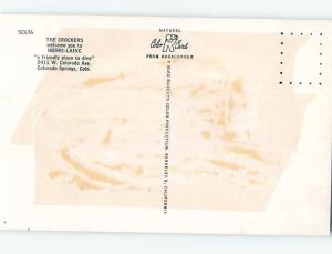 Damaged-Back Pre-1980 RESTAURANT SCENE Colorado Springs CO B9640